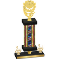 Premium Single Flag USA Third Place Pickleball Trophy