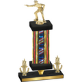 Premium Single Flag USA Victory Shooter Trophy