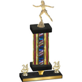 Premium Single Flag USA Year Skater Trophy