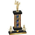 Premium Single Flag USA Victory Academics Trophy