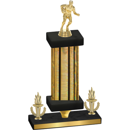 Premium Single Gold Glacier Victory Rugby Trophy