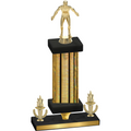 Premium Single Gold Glacier Victory Wrestling Trophy