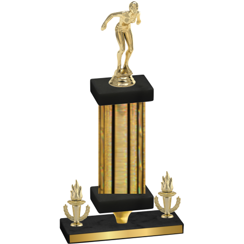 Premium Single Gold Glacier Victory Tennis Trophy