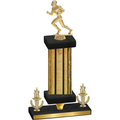 Premium Single Gold Glacier Victory Football Trophy