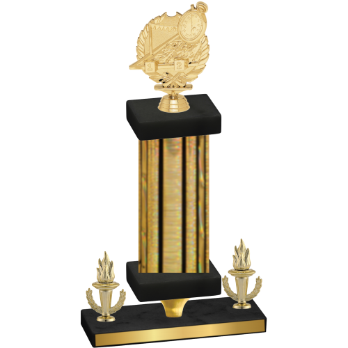 Premium Single Gold Glacier Victory Swimming Trophy
