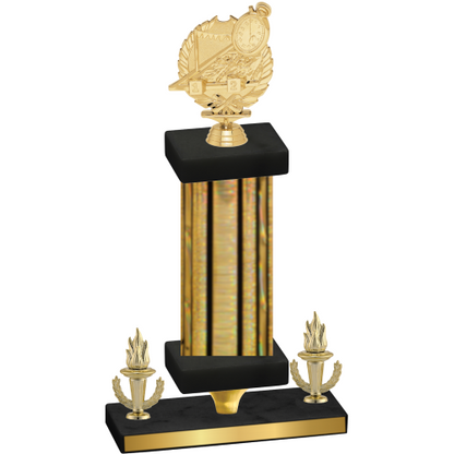 Premium Single Gold Glacier Victory Swimming Trophy