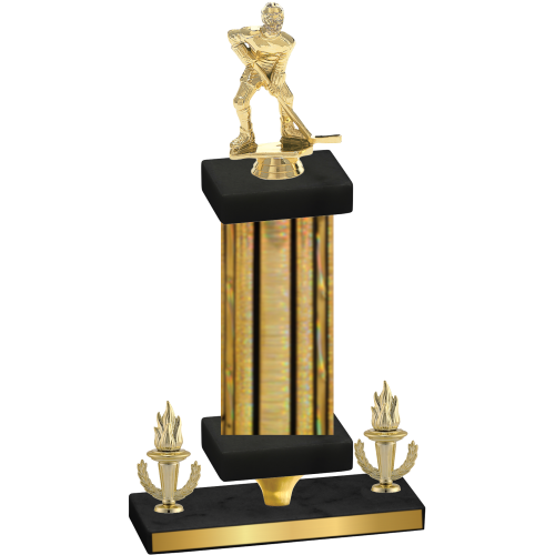 Premium Single Gold Glacier Victory Hockey Trophy