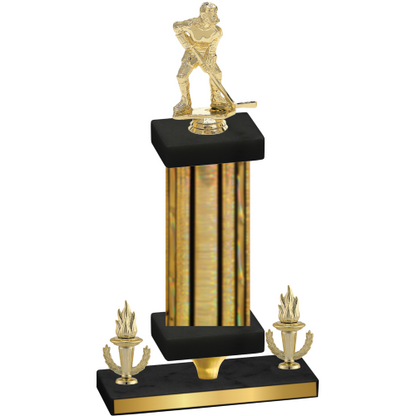 Premium Single Gold Glacier Victory Hockey Trophy