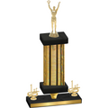Premium Single Gold Glacier First Place Victory Trophy