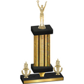 Premium Single Gold Glacier Victory Victory Trophy