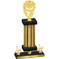 Premium Single Gold Glacier Third Place Pickleball Trophy
