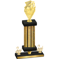 Premium Single Gold Glacier Second Place Pickleball Trophy