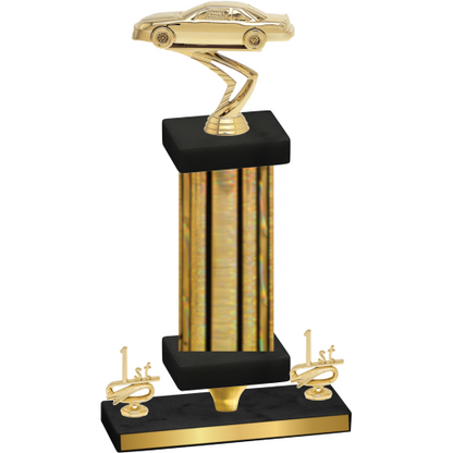 Premium Single Gold Glacier First Place Cars Trophy