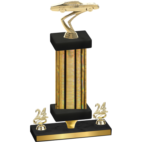Premium Single Gold Glacier Year Cars Trophy