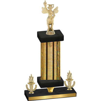 Premium Single Gold Glacier Victory Academics Trophy
