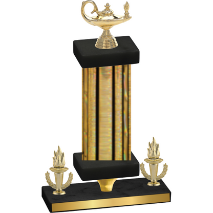 Premium Single Gold Glacier Victory Academics Trophy