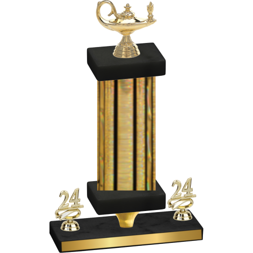 Premium Single Gold Glacier Year Academics Trophy