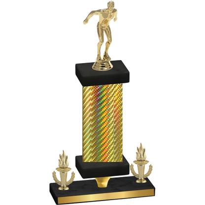 Premium Single Gold Carbon Fiber Victory Swimming Trophy