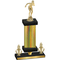 Premium Single Gold Carbon Fiber Victory Tennis Trophy