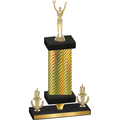 Premium Single Gold Carbon Fiber Victory Victory Trophy