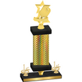 Premium Single Gold Carbon Fiber First Place Pickleball Trophy