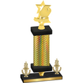 Premium Single Gold Carbon Fiber Victory Pickleball Trophy