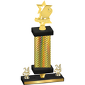 Premium Single Gold Carbon Fiber Year Pickleball Trophy