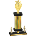 Premium Single Gold Carbon Fiber Victory Pickleball Trophy