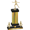 Premium Single Gold Carbon Fiber Victory Skater Trophy