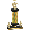 Premium Single Gold Carbon Fiber Victory Music Trophy