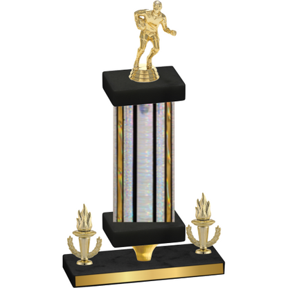 Premium Single Silver Glacier Victory Rugby Trophy