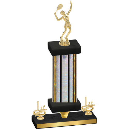 Premium Single Silver Glacier First Place Tennis Trophy