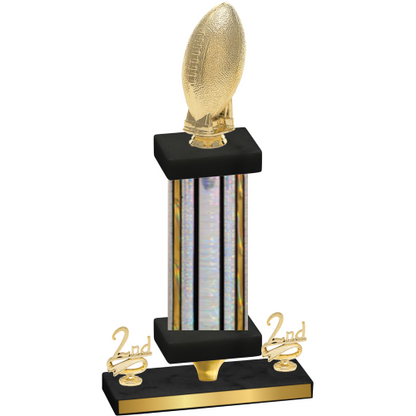 Premium Single Silver Glacier Second Place Football Trophy