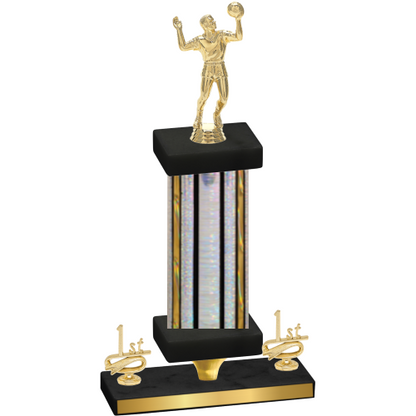 Premium Single Silver Glacier First Place Volleyball Trophy