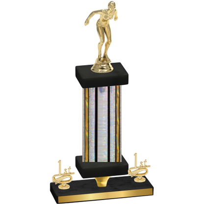 Premium Single Silver Glacier First Place Tennis Trophy