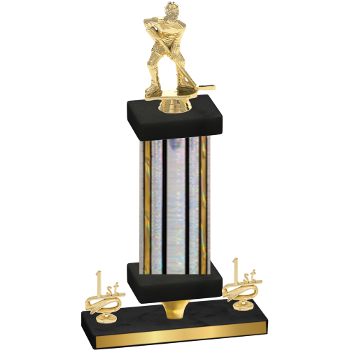 Premium Single Silver Glacier First Place Hockey Trophy