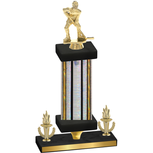 Premium Single Silver Glacier Victory Hockey Trophy