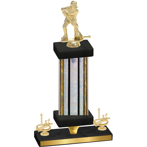 Premium Single Silver Glacier First Place Hockey Trophy