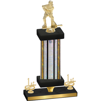 Premium Single Silver Glacier First Place Hockey Trophy