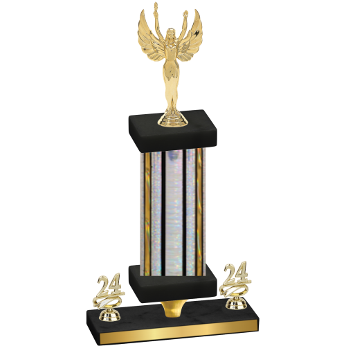 Premium Single Silver Glacier Year Victory Trophy