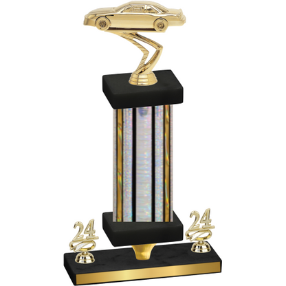 Premium Single Silver Glacier Year Cars Trophy