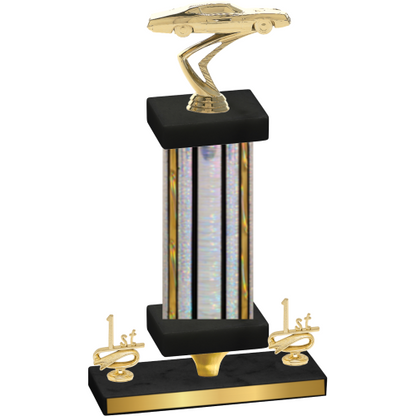 Premium Single Silver Glacier First Place Cars Trophy