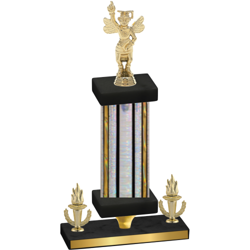 Premium Single Silver Glacier Victory Academics Trophy