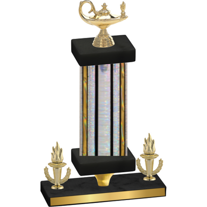 Premium Single Silver Glacier Victory Academics Trophy