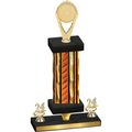 Premium Single Orange Glacier Year Insert Trophy