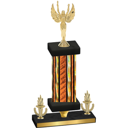 Premium Single Orange Glacier Victory Victory Trophy