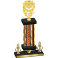 Premium Single Orange Glacier Victory Pickleball Trophy