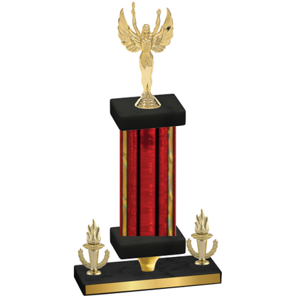 Premium Single Red Glacier Victory Victory Trophy