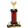 Premium Single Red Glacier Year Victory Trophy