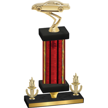 Premium Single Red Glacier Victory Cars Trophy